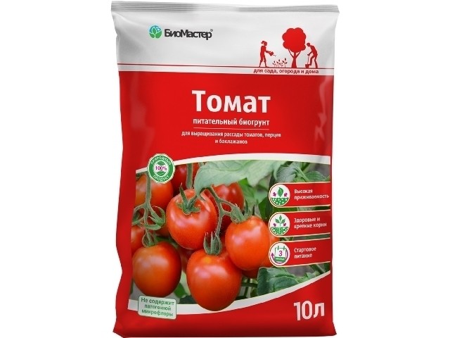 Почвогрунт БиоМастер  питательный биогрунт  томат 10л